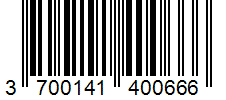 Barcode 3700141400666