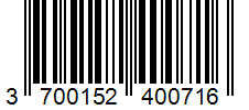 Barcode 3700152400716
