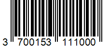 Barcode 3700153111000