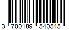 Barcode 3700189540515