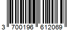 Barcode 3700196612069
