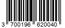 Barcode 3700196620040