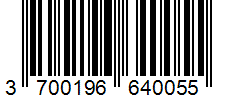 Barcode 3700196640055