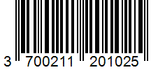 Barcode 3700211201025