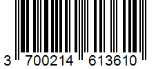 Barcode 3700214613610