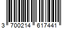 Barcode 3700214617441