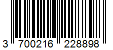 Barcode 3700216228898