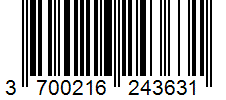 Barcode 3700216243631