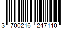 Barcode 3700216247110