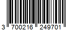 Barcode 3700216249701