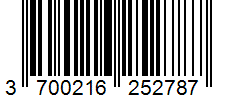 Barcode 3700216252787
