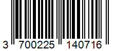 Barcode 3700225140716