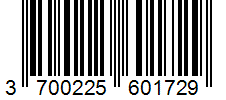 Barcode 3700225601729
