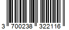 Barcode 3700238322116