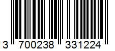 Barcode 3700238331224