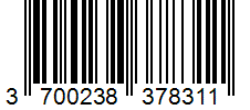 Barcode 3700238378311