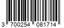 Barcode 3700254081714