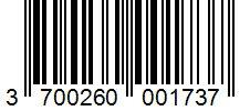 Barcode 3700260001737