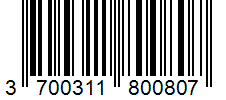 Barcode 3700311800807