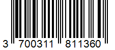 Barcode 3700311811360