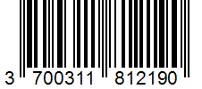 Barcode 3700311812190