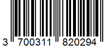 Barcode 3700311820294