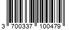 Barcode 3700337100479