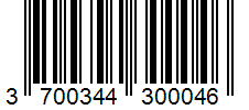 Barcode 3700344300046