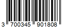 Barcode 3700345901808