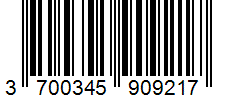 Barcode 3700345909217