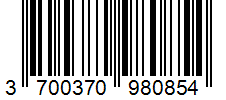 Barcode 3700370980854