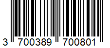 Barcode 3700389700801