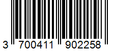 Barcode 3700411902258