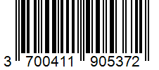 Barcode 3700411905372