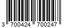 Barcode 3700424700247