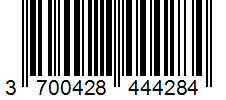 Barcode 3700428444284