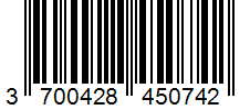 Barcode 3700428450742
