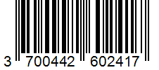 Barcode 3700442602417