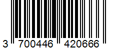 Barcode 3700446420666
