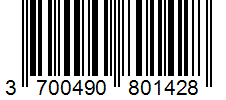 Barcode 3700490801428