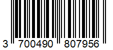 Barcode 3700490807956