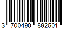 Barcode 3700490892501