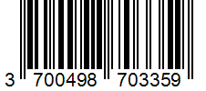 Barcode 3700498703359