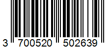 Barcode 3700520502639
