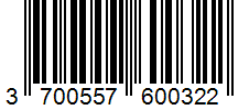 Barcode 3700557600322
