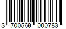 Barcode 3700569000783