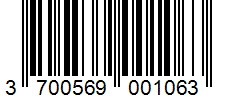 Barcode 3700569001063