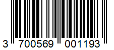 Barcode 3700569001193