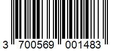 Barcode 3700569001483