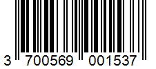Barcode 3700569001537